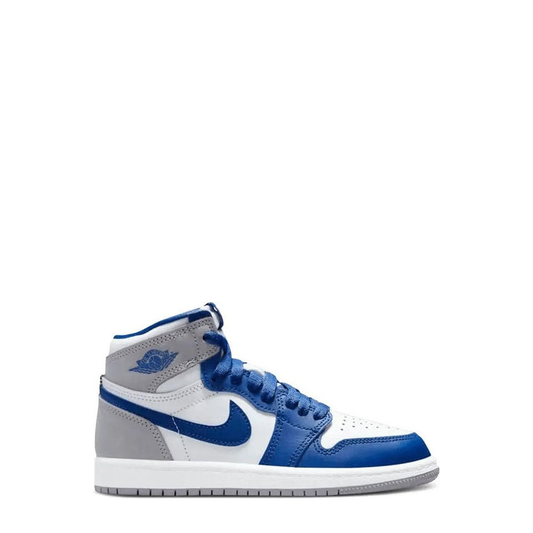 Air Jordan 1 High (PS) 'True Blue White Cement Grey' - 65% Scale
