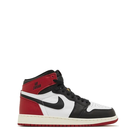 Air Jordan 1 High OG (GS) 'White Black Varsity Red Sail' - 75% Scale