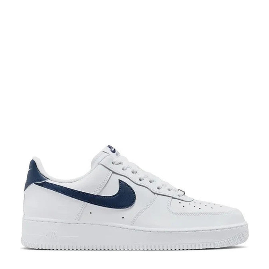 Nike Air Force 1 '07 'White Collegiate Navy' - 85% Scale