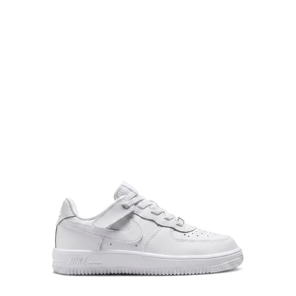 Nike Force 1 Low EasyOn (PS) 'Triple White' - Angle 1