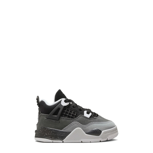Air Jordan 4 Retro (TD) 'Black White Anthracite' - 55% Scale