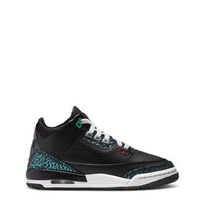 Air Jordan 3 Retro (GS) 'Black Siren Red Hyper Jade' - Angle 1