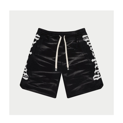 Godspeed Courtside Athletic Shorts 'Black Tie Dye' - Angle 1