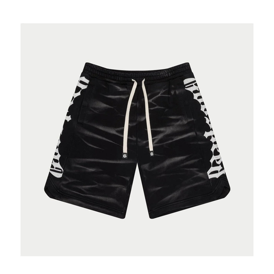 Godspeed Courtside Athletic Shorts 'Black Tie Dye' - 85% Scale