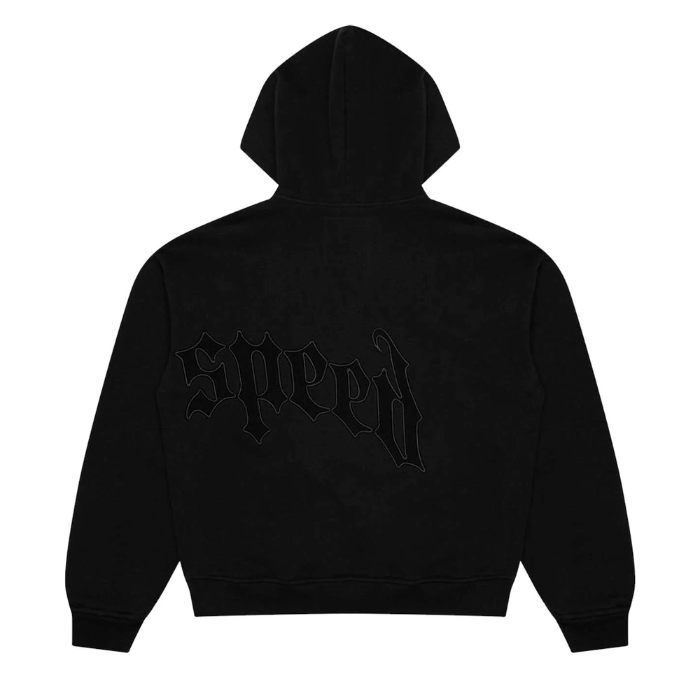 Godspeed Suit 06 OG Logo Sweats 'Double Black Boom', alternate view 2