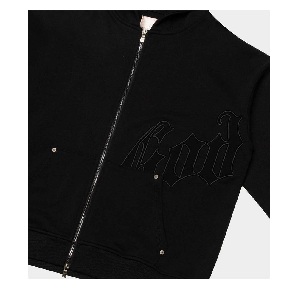 Godspeed Suit 06 OG Logo Sweats 'Double Black Boom', alternate view 4
