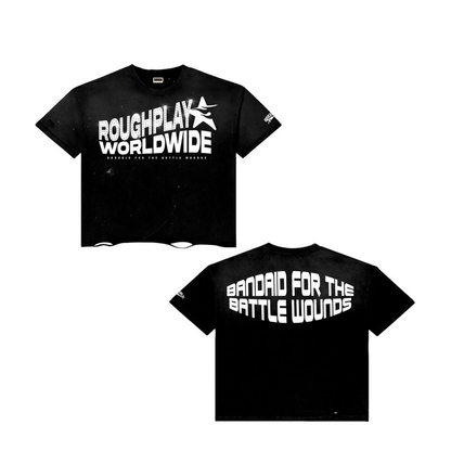 Roughplay T-Shirt 'Black/White' (Mens) Apparel ROUGHPLAY-02 - 85% Scale