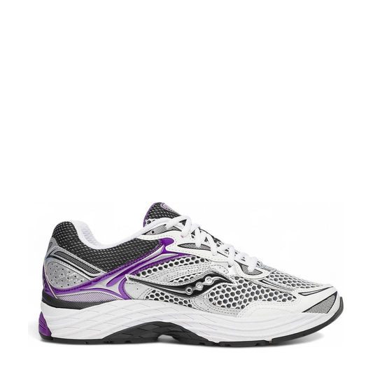 Saucony ProGrid Omni Stability Running 'Silver & Purple' - 85% Scale
