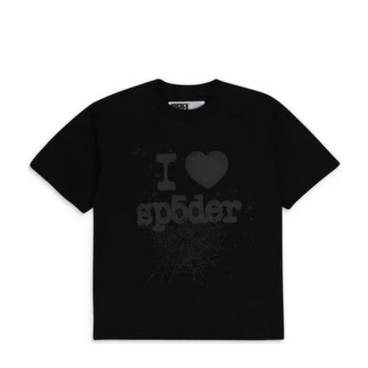 Men's Black Phantom Spider Web Graphic T-Shirt - 85% Scale