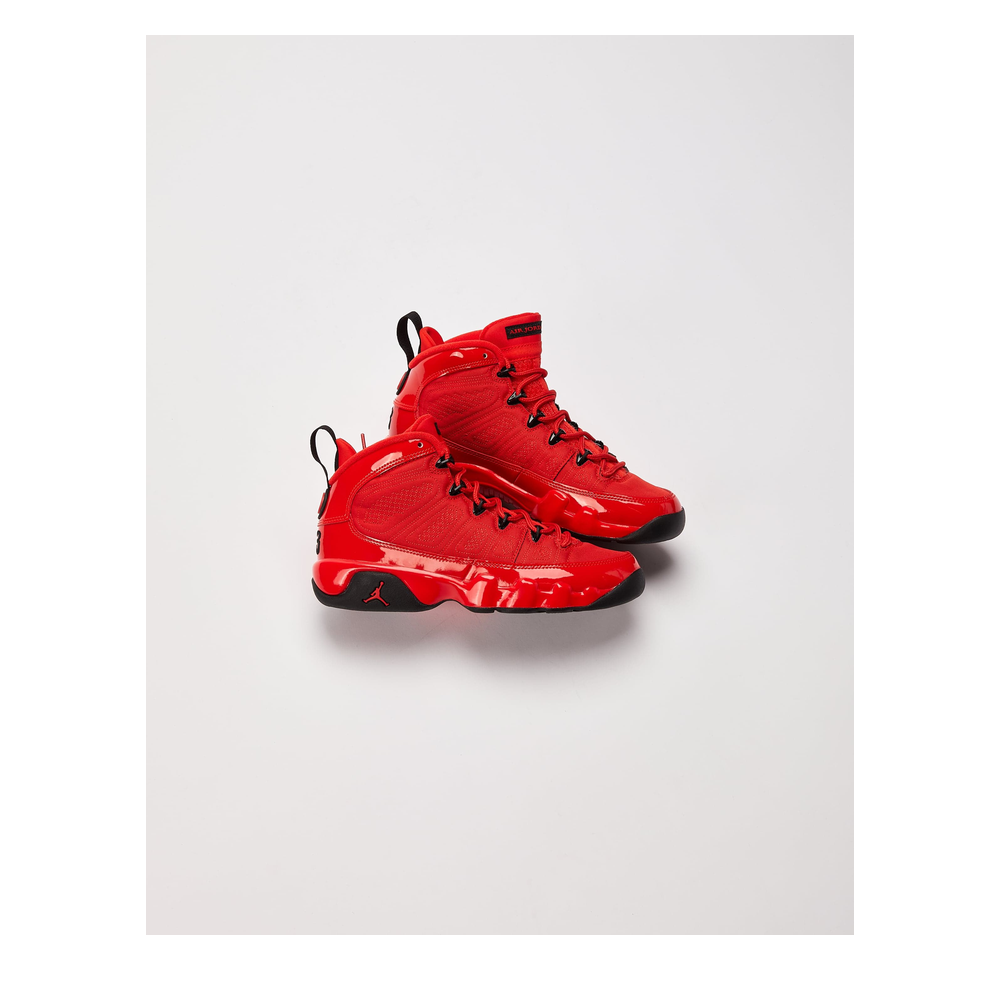 Air Jordan 9 Retro (GS) 'Chile Red' sneaker, alternate view 8