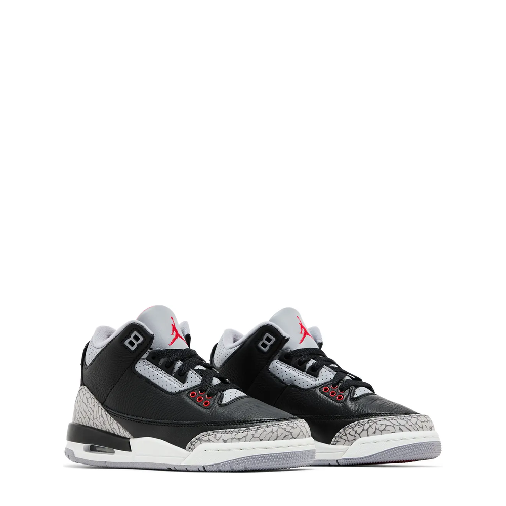Air Jordan 3 Retro OG (GS) 'Black Cement' sneaker, alternate view 10
