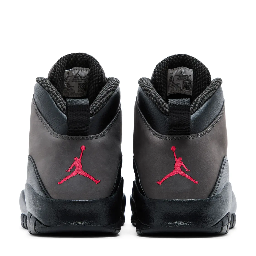 Air Jordan 10 Retro 'Shadow Gray' sneaker, alternate view 6