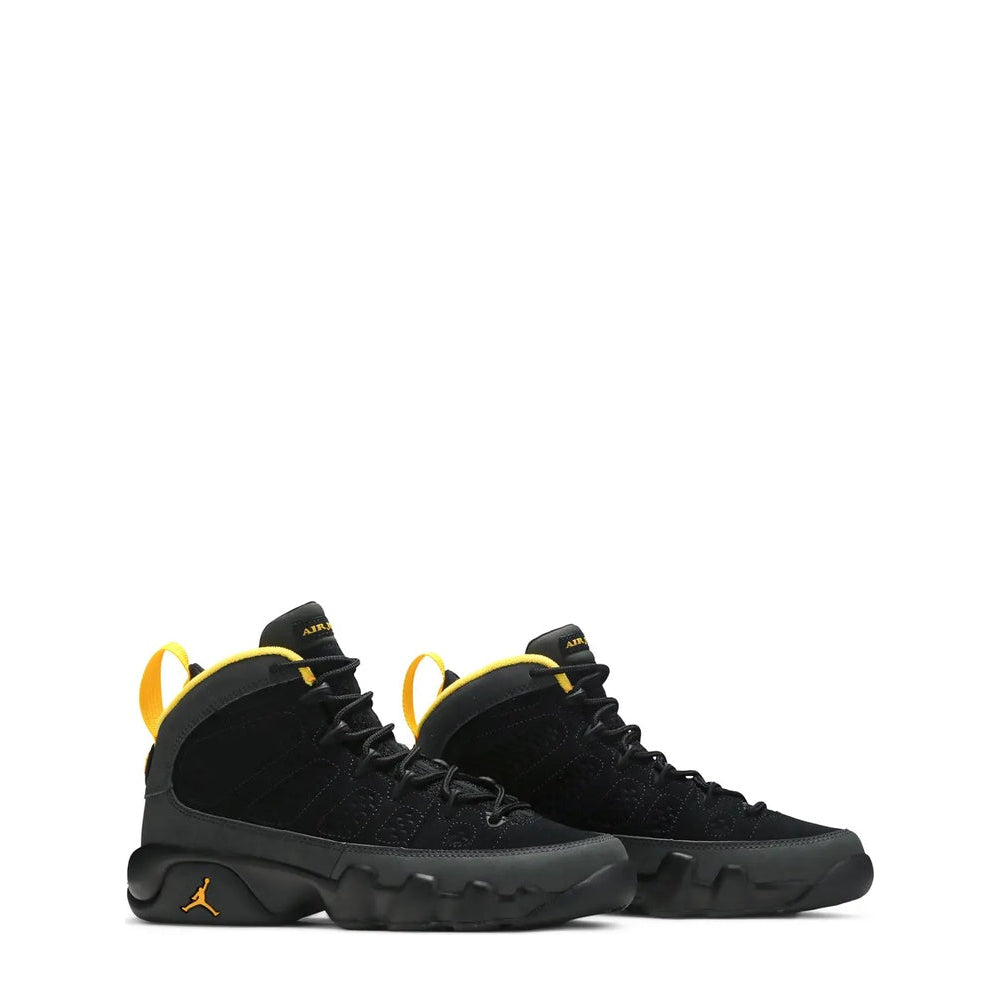 Air Jordan 9 Retro GS 'Dark Charcoal/University Gold' - 75% Scale - Angle 3