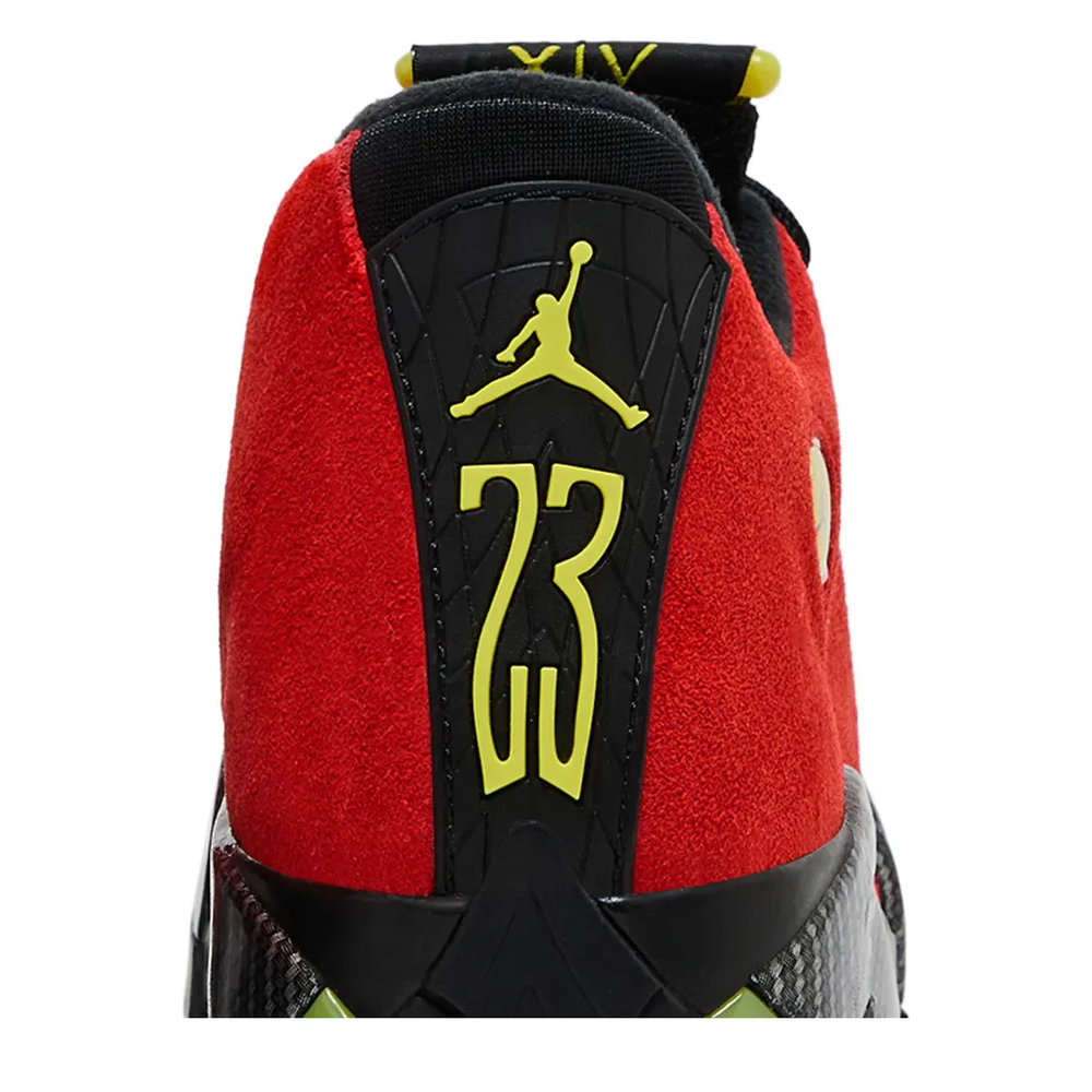 Air Jordan 14 Retro (GS) 'Red Black' sneaker, alternate view 7