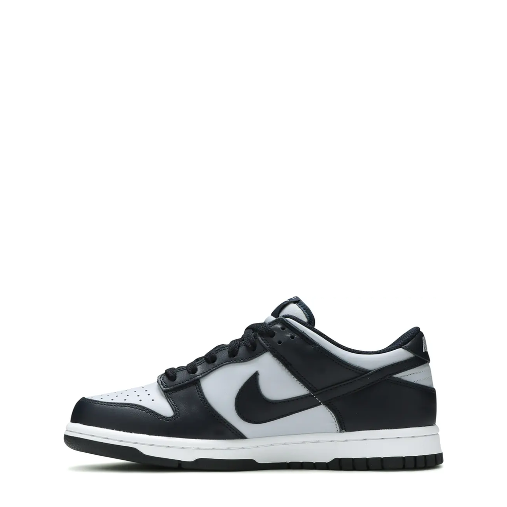 Nike Dunk Low (GS) 'Wolf Grey Dark Obsidian' sneaker, alternate view 2