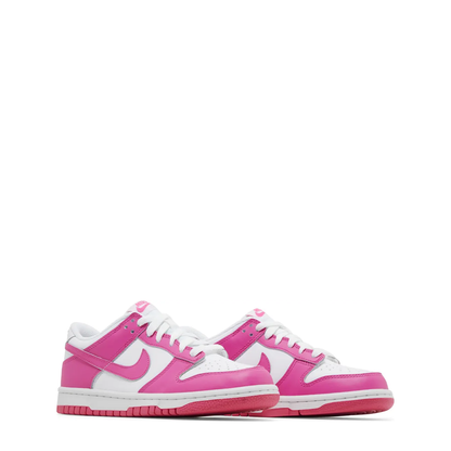 Nike Dunk Low (GS) 'Laser Fuchsia' sneaker, alternate view 10