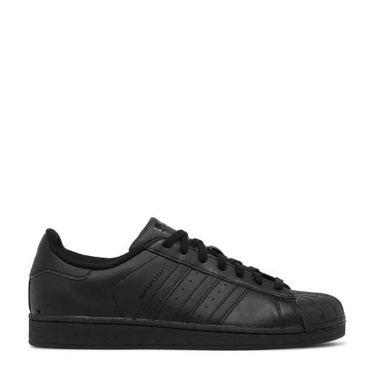 Superstar Foundation 'Core Black' sneaker, side view