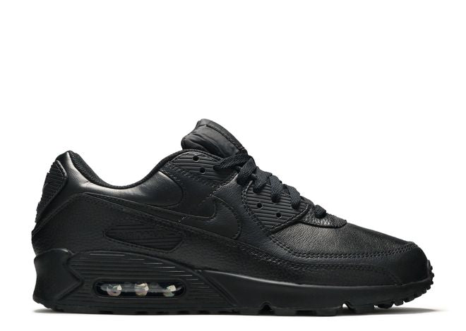 NIKE AIR MAX 90 LEATHER " TRIPLE BLACK "