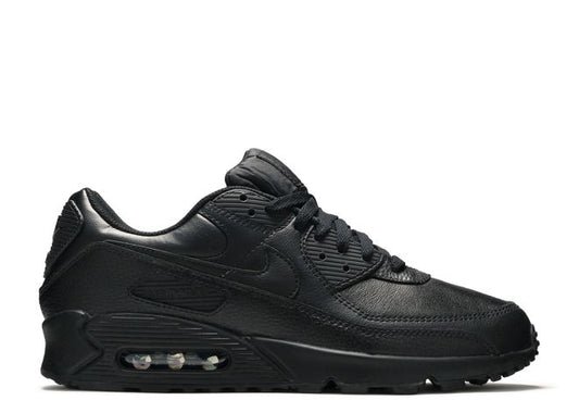 NIKE AIR MAX 90 LEATHER " TRIPLE BLACK "