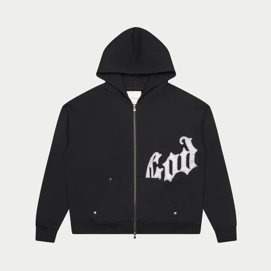 OG Logo Sweatsuit V2 'Black/Silver'