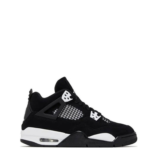 Air Jordan 4 Retro (GS) 'Black & White' - 75% Scale - Angle 2