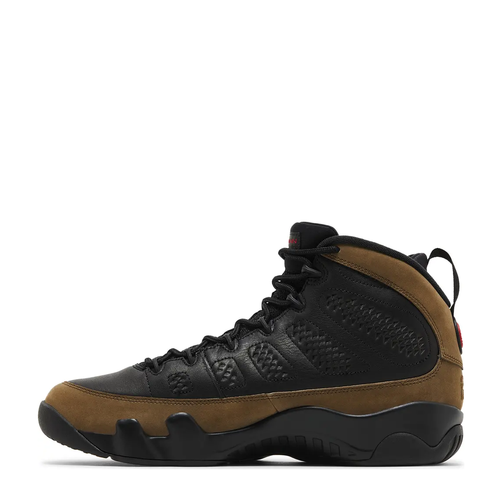 Air Jordan 9 Retro 'Olive' sneaker, alternate view 6
