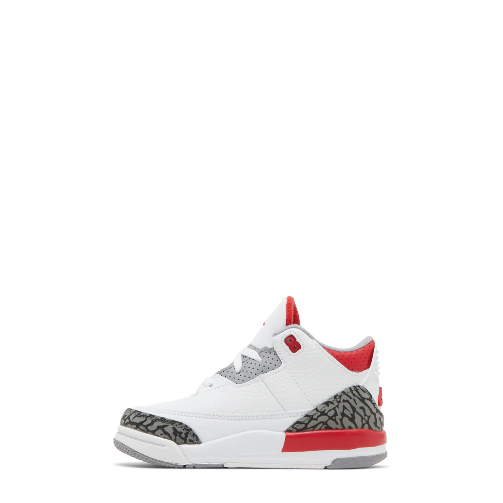 Air Jordan 3 Retro (TD) 'Fire Red' sneaker, alternate view 3
