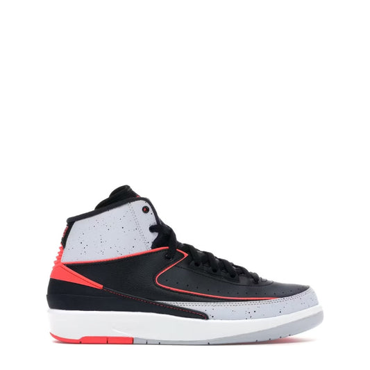 Air Jordan 2 Retro (GS) 'Black/Infrared 23' - 75% Scale - Angle 2