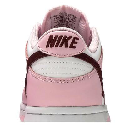 Nike Dunk Low (GS) 'Pink Foam/Dark Beetroot/White' sneaker, alternate view 7