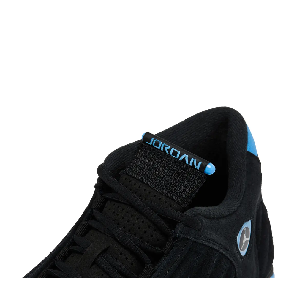 Air Jordan 14 Retro 'Black University Blue' sneaker, alternate view 12