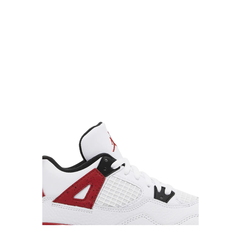 Air Jordan 4 Retro (PS) 'White Fire Red' sneaker, alternate view 5