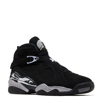 Air Jordan 8 Retro 'Chrome' sneaker, side view