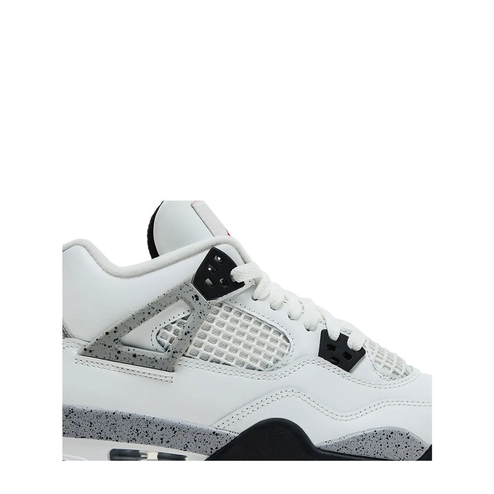 Air Jordan 4 Retro OG (GS) 'White Cement' sneaker, alternate view 5