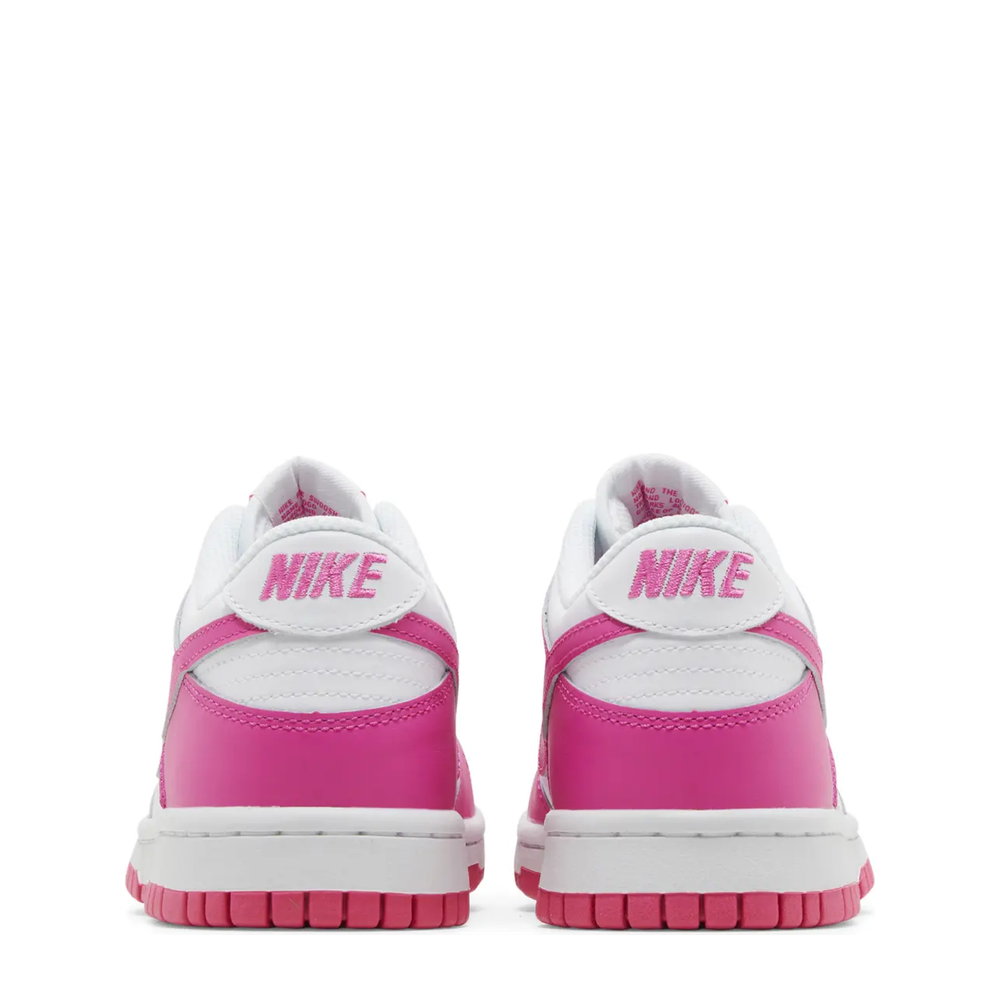 Nike Dunk Low (GS) 'Laser Fuchsia' sneaker, alternate view 8