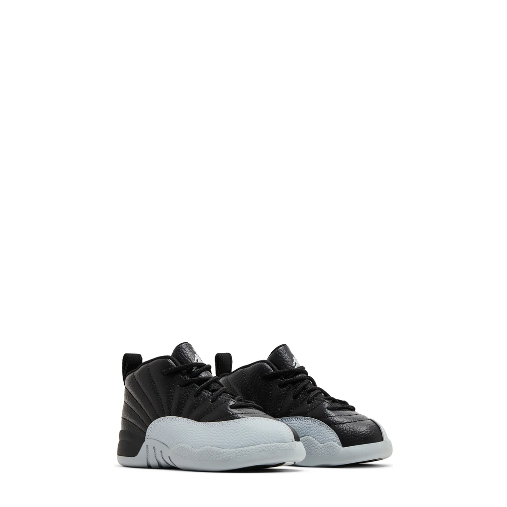 Air Jordan 12 Retro (TD) 'Black Wolf Grey White' sneaker, alternate view 11