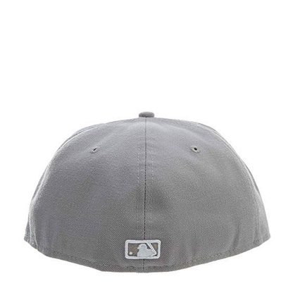 New Era 59FIFTY New York Yankees 'Light Grey/White' cap, alternate view 3