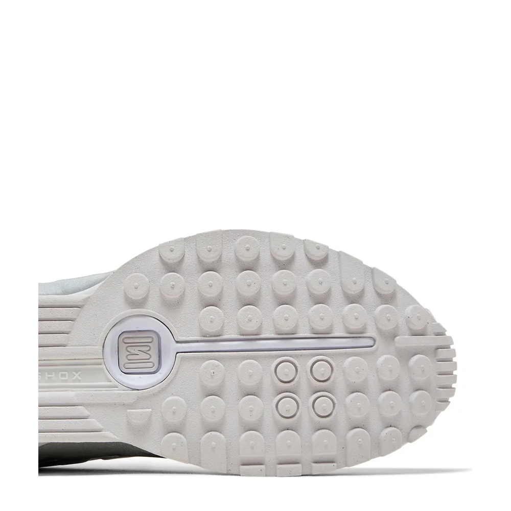 Nike Shox R4 'White Metallic Silver' sneaker, alternate view 7