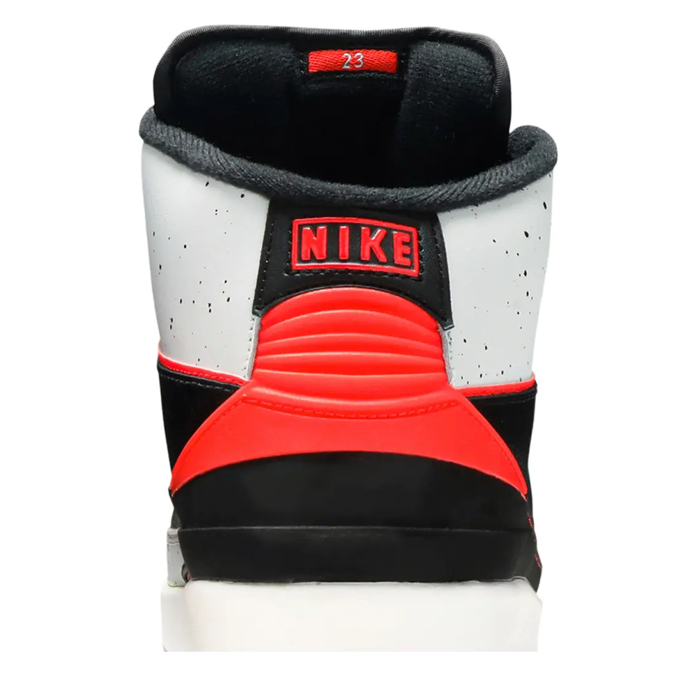 Air Jordan 2 Retro (GS) 'Black/Infrared 23' sneaker, alternate view 9