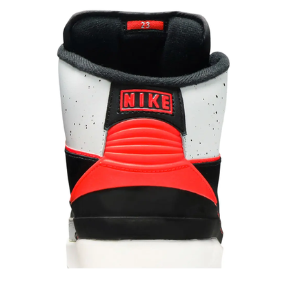 Air Jordan 2 Retro (GS) 'Black/Infrared 23' sneaker, alternate view 9