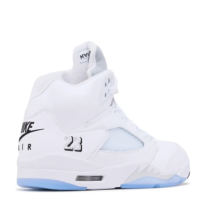 Air Jordan 5 Retro OG 'White/Black-Metallic Silver' - 85% Scale - Angle 3