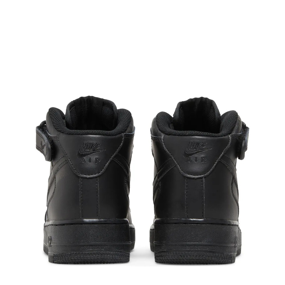 Nike Air Force 1 Mid (GS) 'Black' sneaker, alternate view 8