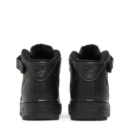 Nike Air Force 1 Mid (GS) 'Black' sneaker, alternate view 8