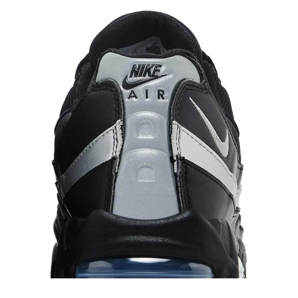 Nike Air Max 95 OG 'Big Bubble Black Metallic Silver' sneaker, alternate view 7