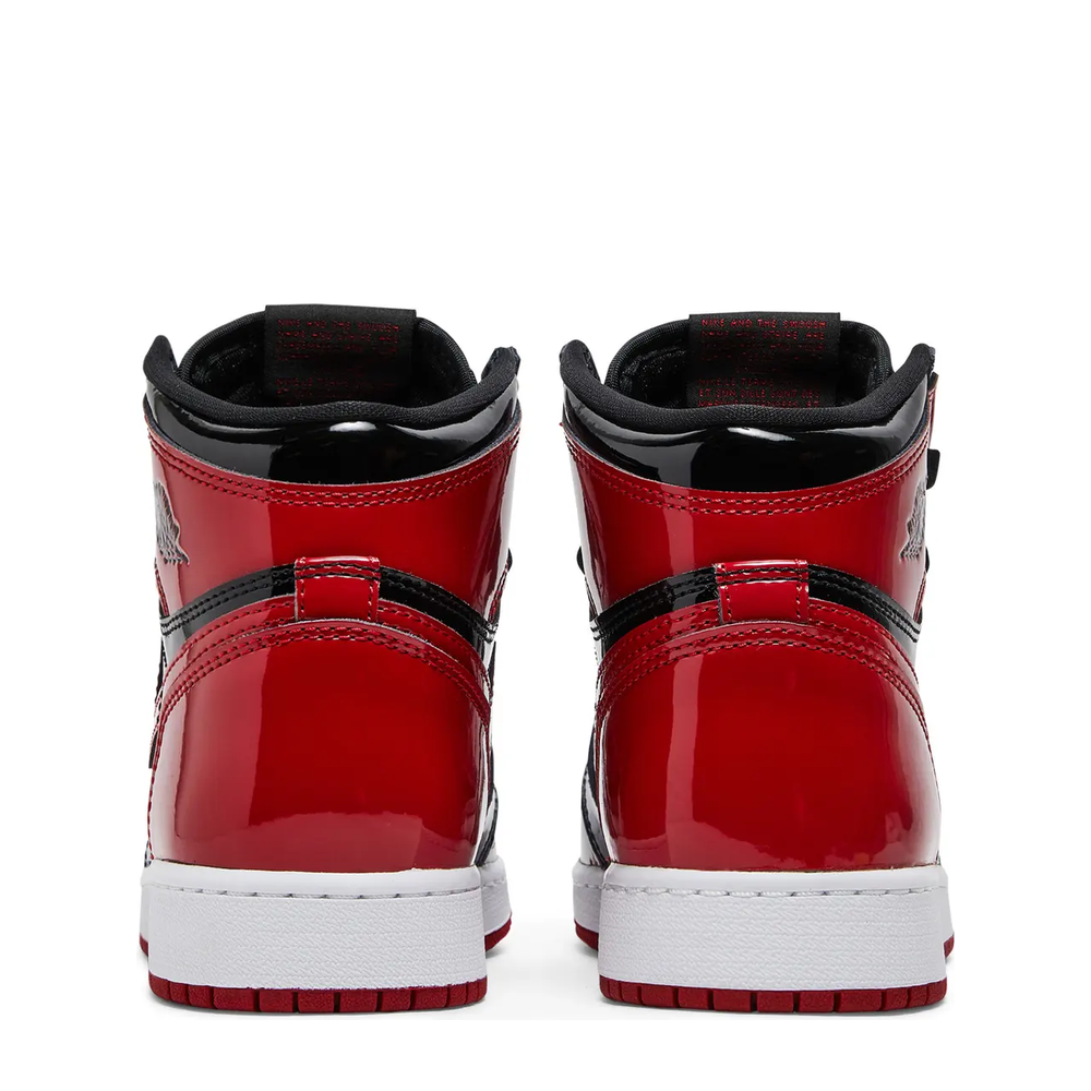 Air Jordan 1 Retro High OG (GS) 'Black Varsity Red White' sneaker, alternate view 8