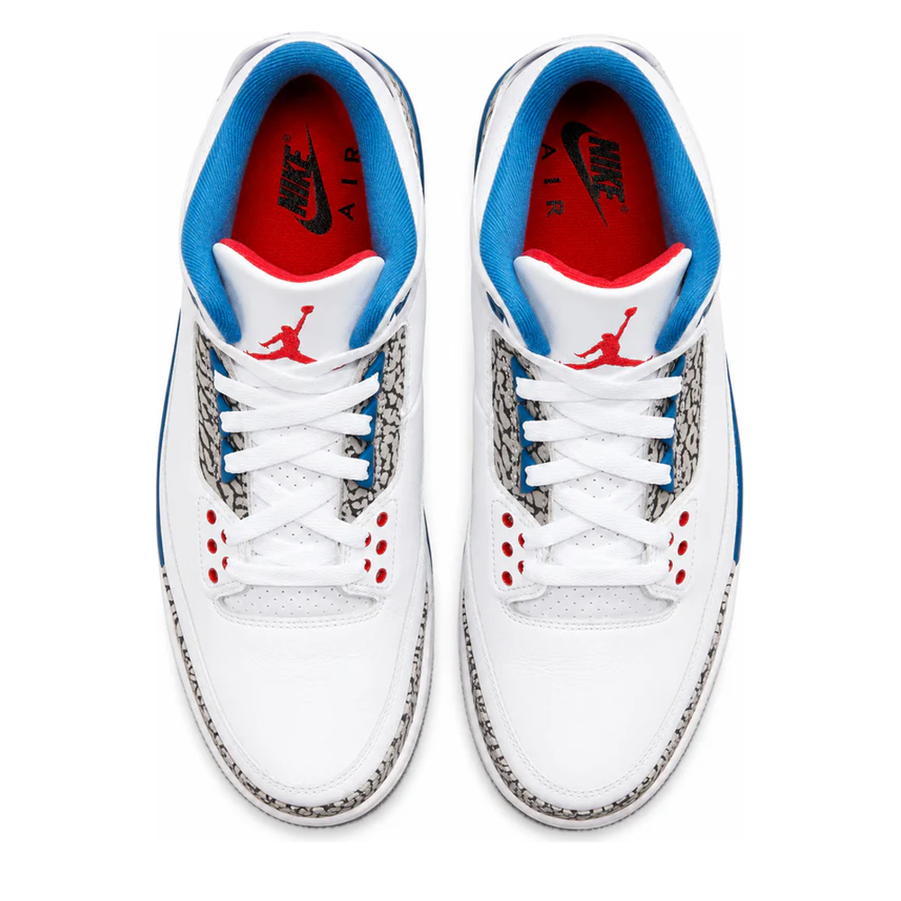 Air Jordan 3 Retro 'True Blue' sneaker, alternate view 2