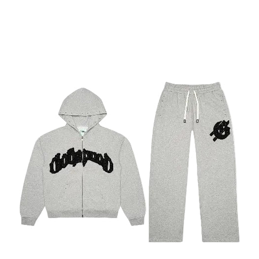 God Speed Suit  Symmetric Studded Sweatsuit - Perfectly Aligned