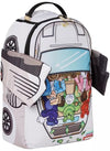 Sprayground Unisex Miami Vice Wings Up DLXSV Backpack 910B5650NSZ White/Blue