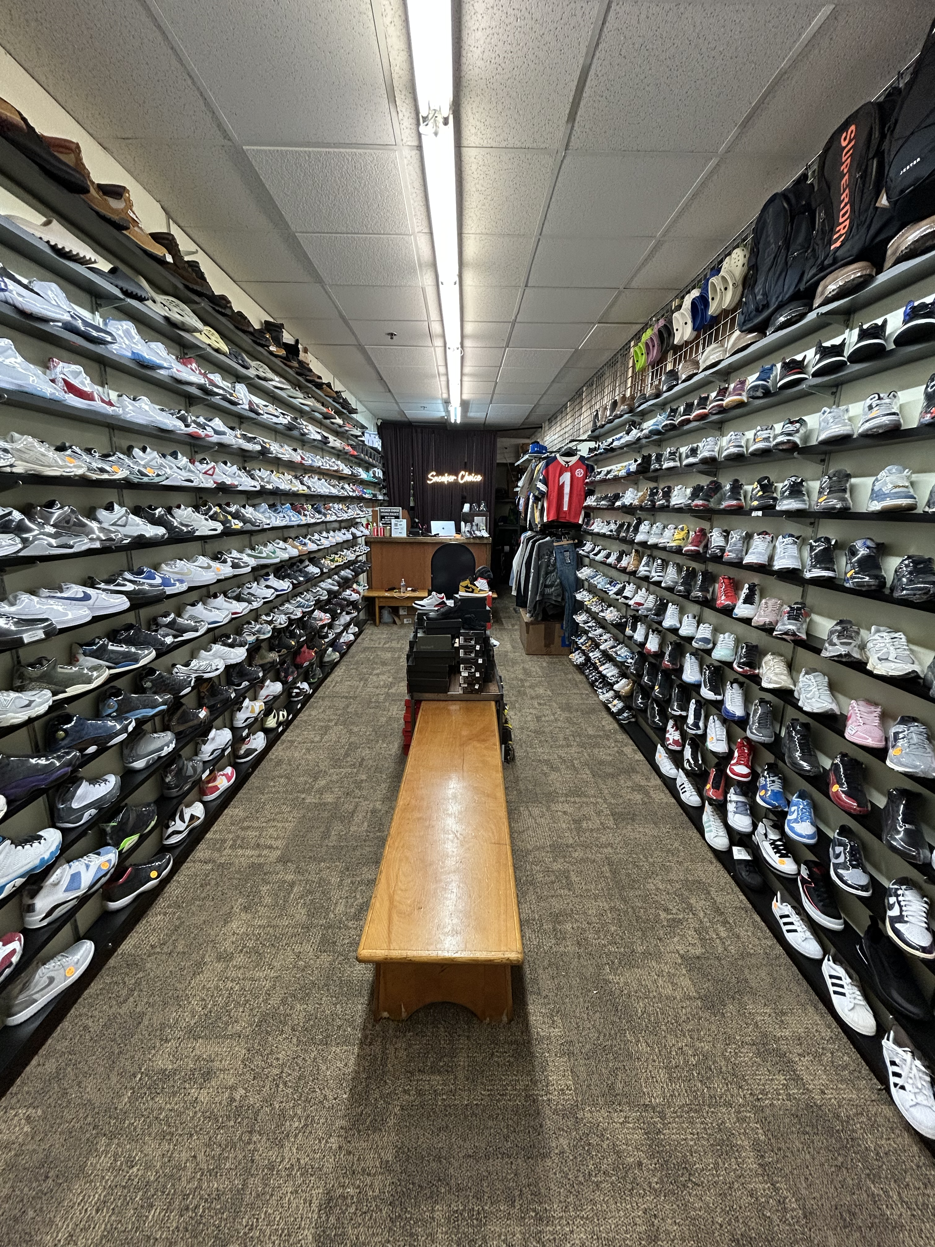 Inside Sneaker Choice — Jamaica Ave, Queens NY