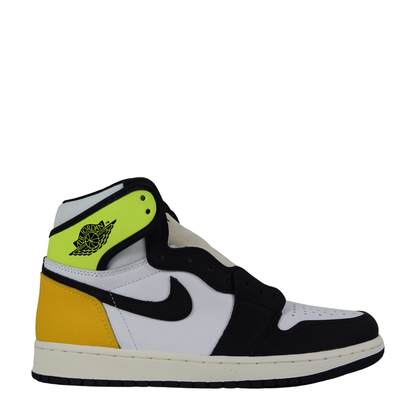 Air Jordan 1 Retro High OG 'White/Black-Volt/University Gold' - 85% Scale - Angle 2