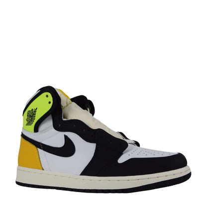 Air Jordan 1 Retro High OG 'White/Black-Volt/University Gold' - 85% Scale - Angle 3